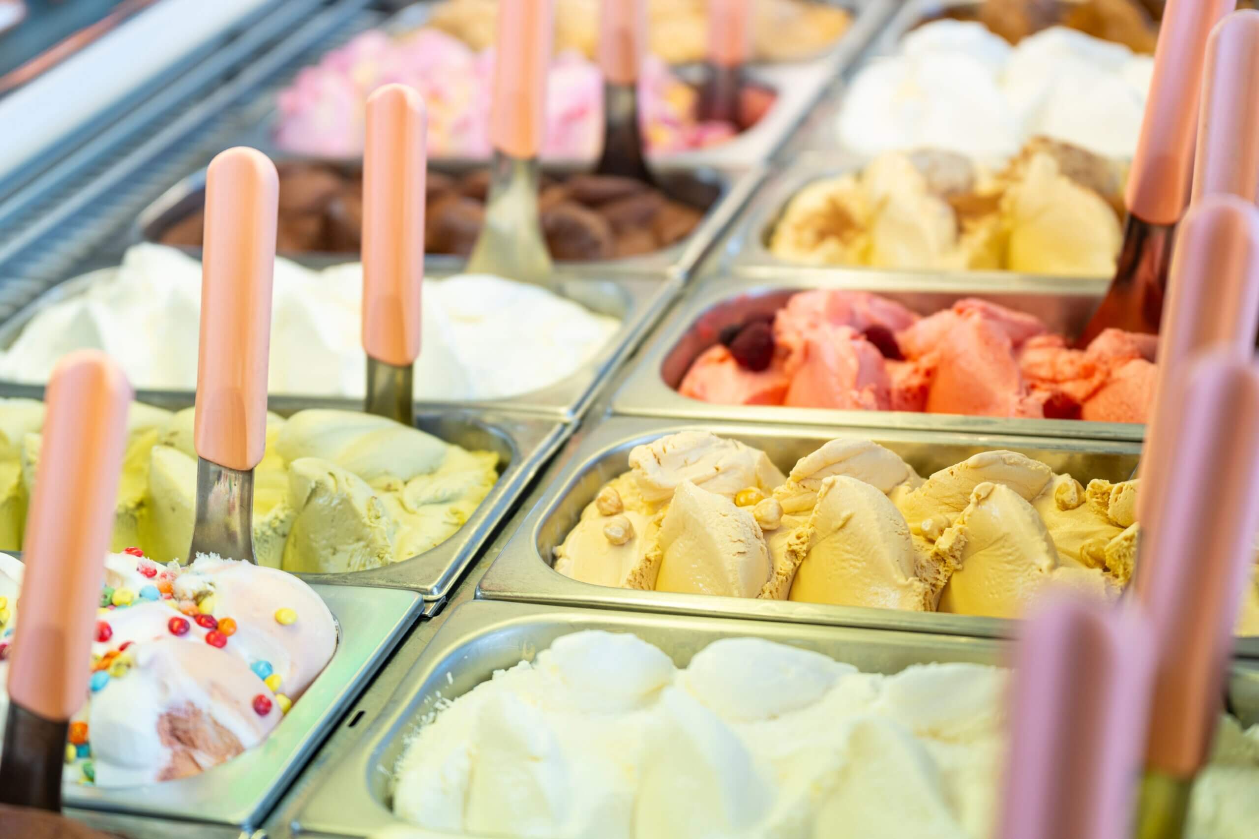 Various flavors for an ice cream truck business
